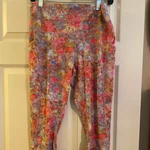 Lululemon floral leggings. Size 12
